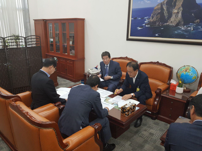 영덕군 국비확보 국회 방문