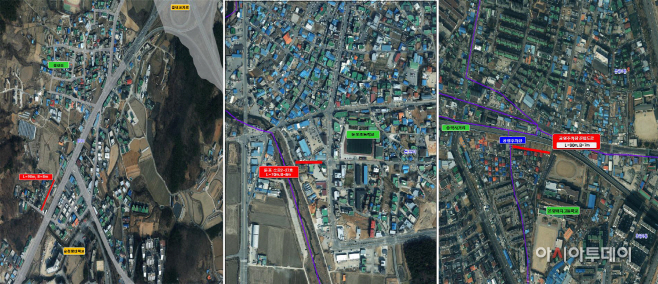 신창·둔포·용화 지역 도시계획도로