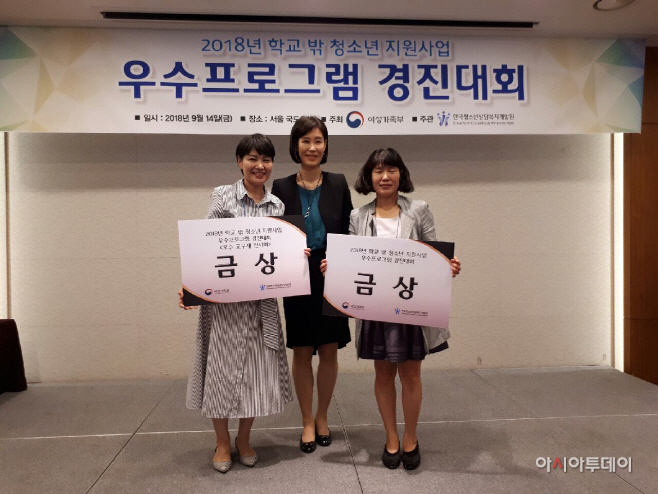 산청꿈드림 2018년 우수프로그램 경진대회 수상