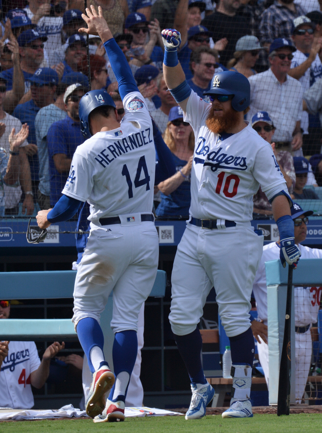 MLB ROCKIES DODGERS <YONHAP NO-2166> (UPI)