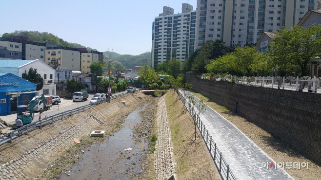 용인시 생태하천 복원공사