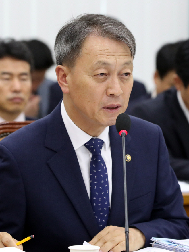 답변하는 조종목 소방청장<YONHAP NO-2025>