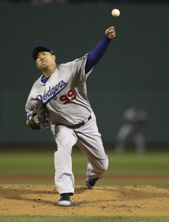 World Series Dodgers Red Sox Baseball <YONHAP NO-2087> (AP)