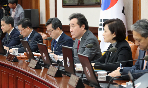국무회의 주재하는 이낙연 총리