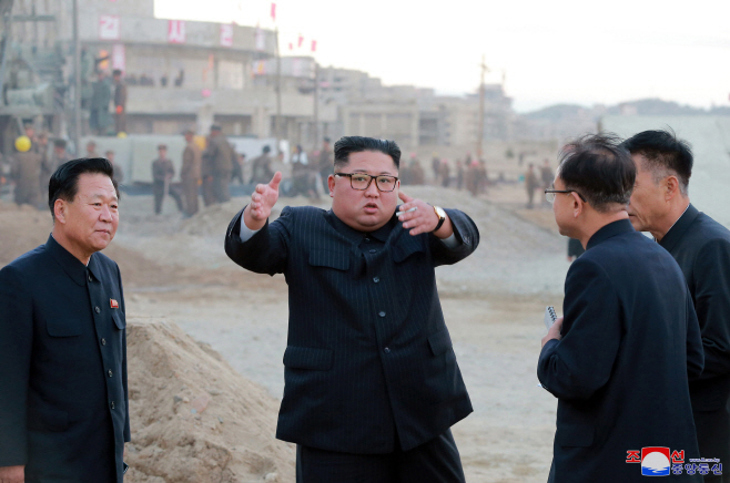김정은, 원산갈마해안관광지구 현지지도