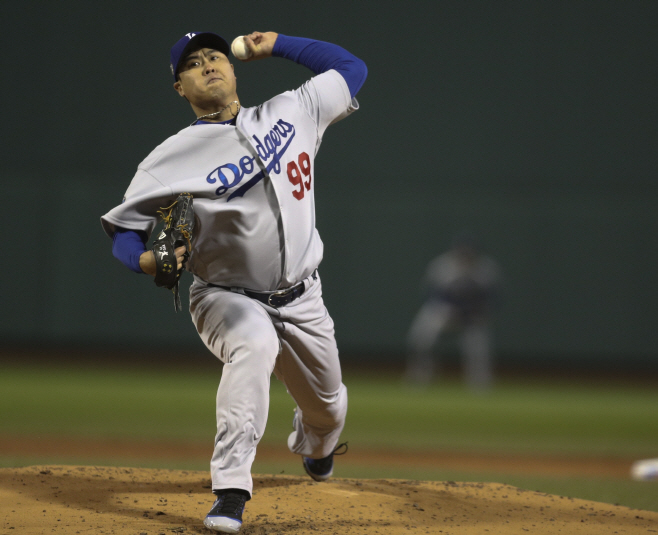 World Series Dodgers Red Sox Baseball <YONHAP NO-2084> (AP)