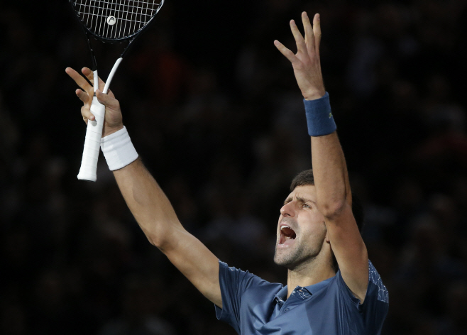 France Paris Masters Tennis <YONHAP NO-0803> (AP)