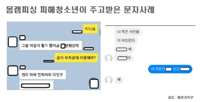 몸캠피싱 사례