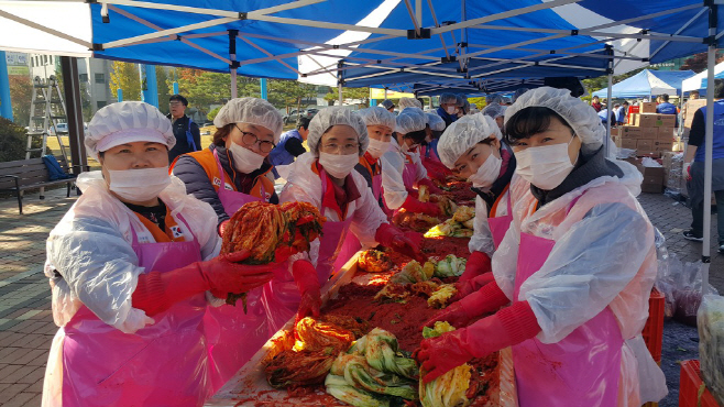 평택시, 삼성전자와 함께하는 겨울김장축제 열어