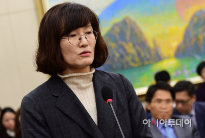 [포토] 국감 증인 나선 유선주 공정위 심판관리관