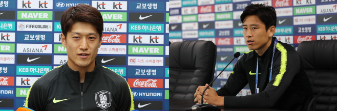 질문에 답하는 이청용<YONHAP NO-3764>