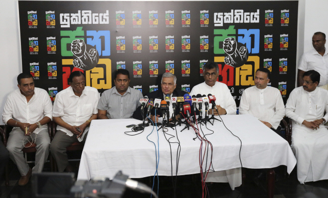 Sri Lanka Politics <YONHAP NO-0132> (AP)