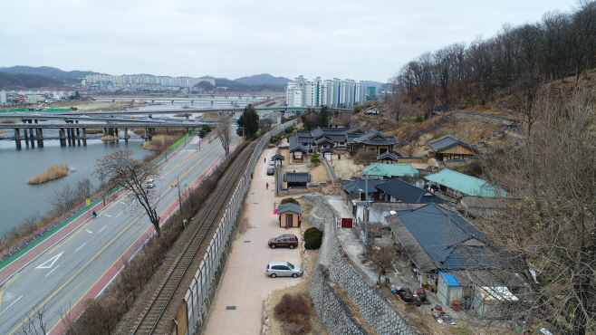 중앙선복선전철사업, 임청각복원사업 임청각전경