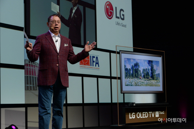 LG전자 조성진 부회장-박일평 사장, IFA 2018 개막 기조연설2