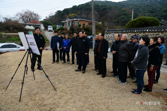 29일(김석환 홍성군수 주요사업장 방문_결성읍성 정비지)