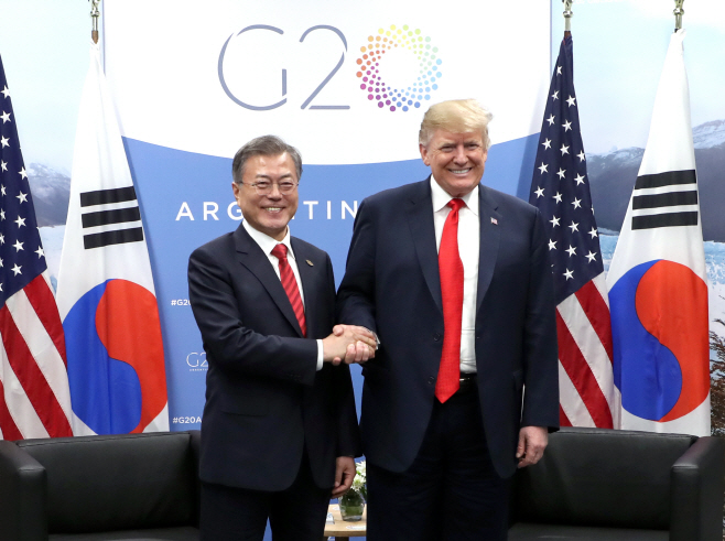 G20에서 만난 한미 정상