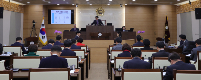 제203회 평택시의회 제2차 정례회 제2차 본회의 개최
