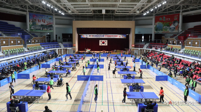 예산군, 제10회 충남도지사배 전국장애인탁구대회 성료