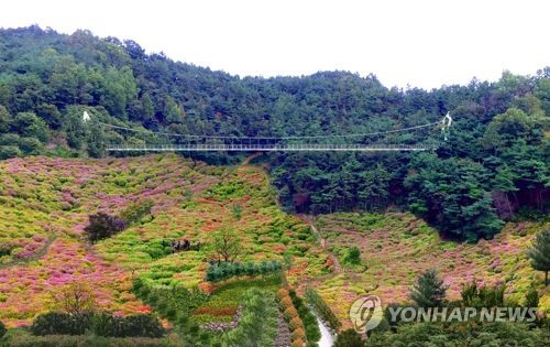 순천 봉화산 출렁다리 조감도