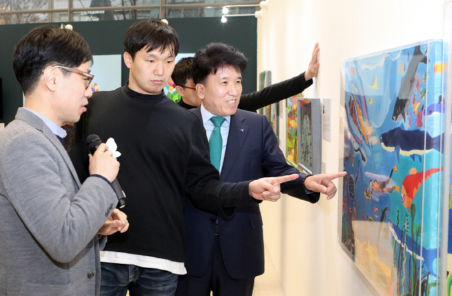 하나금융 자폐성 장애작가 전시회 (3)