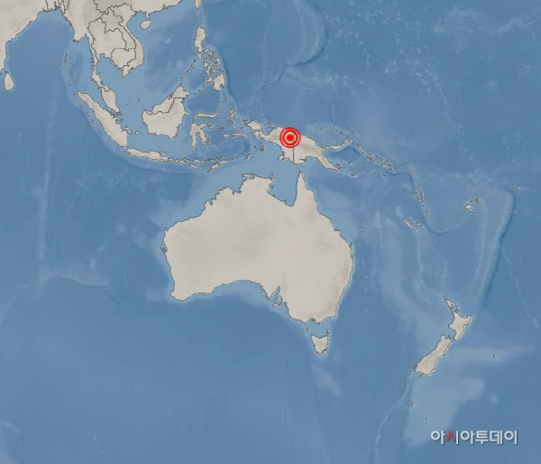 인도네시아 아베푸라 남남서쪽 144km 지역서 규모 6.1 지진