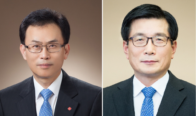 롯데그룹 화확BU장 김교현 사장과 식품BU장 내정 이영호 사장