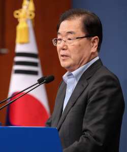 정의용, 남북군사합의서 발효 NSC 논의 내용 설명