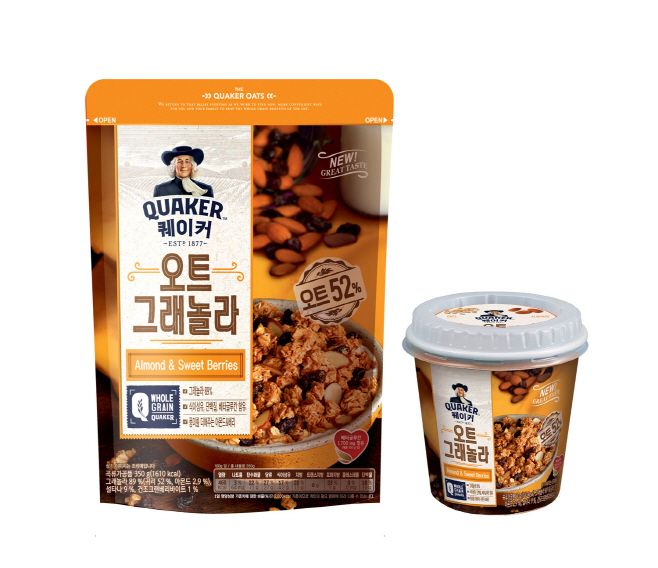 롯데제과 퀘이커 오트그래놀라 2종