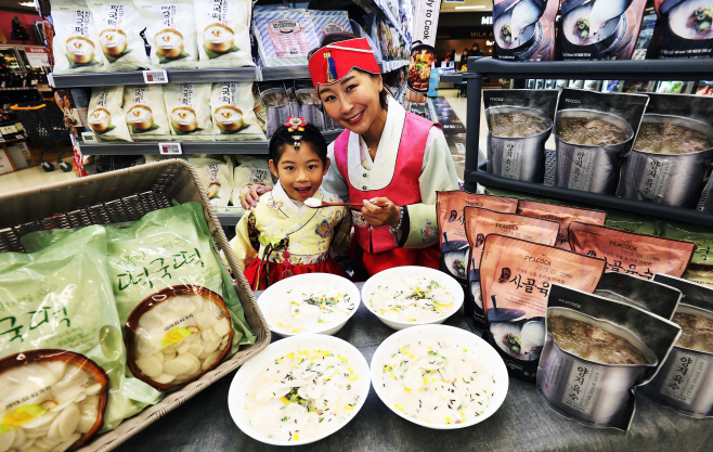 이마트 피코크 떡국떡, 육수01
