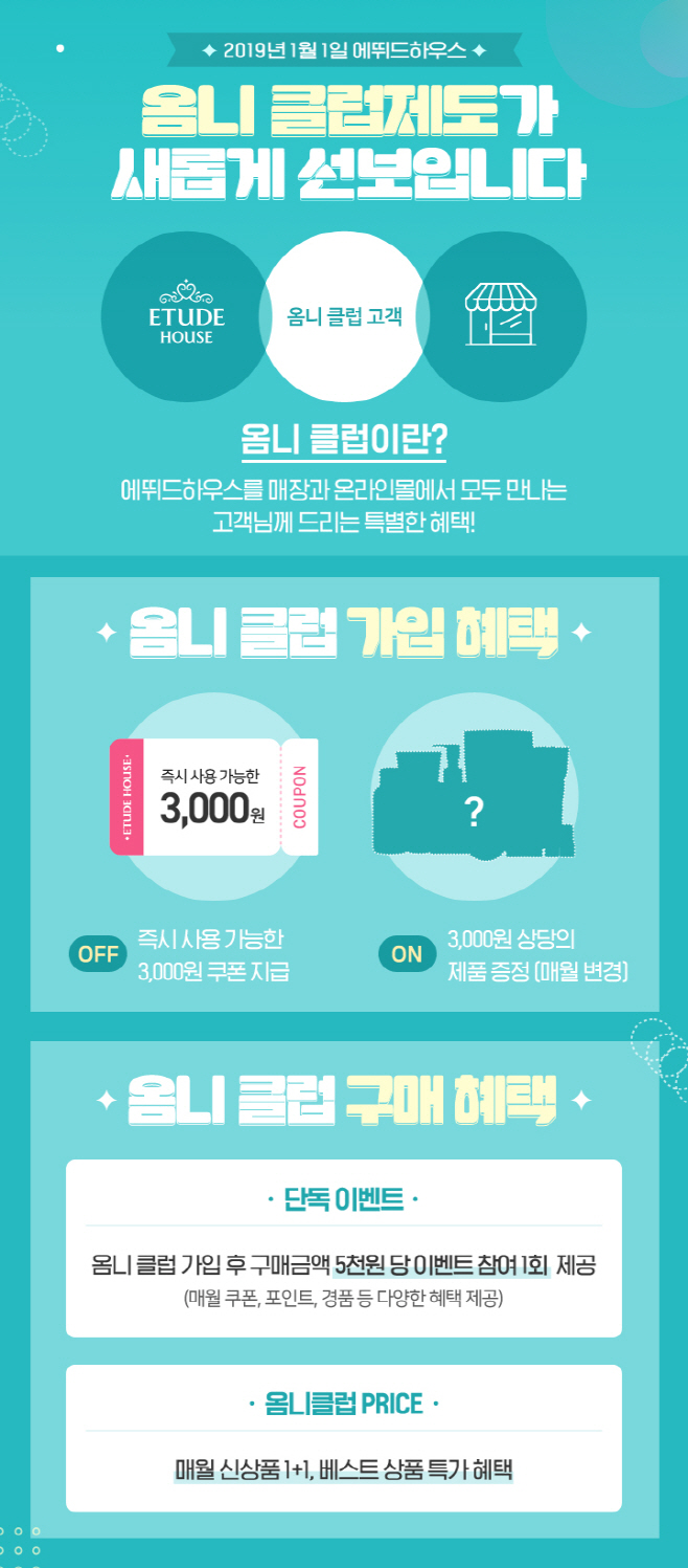 (에뛰드하우스) 옴니 클럽 멤버쉽 제도 실시!_20190101