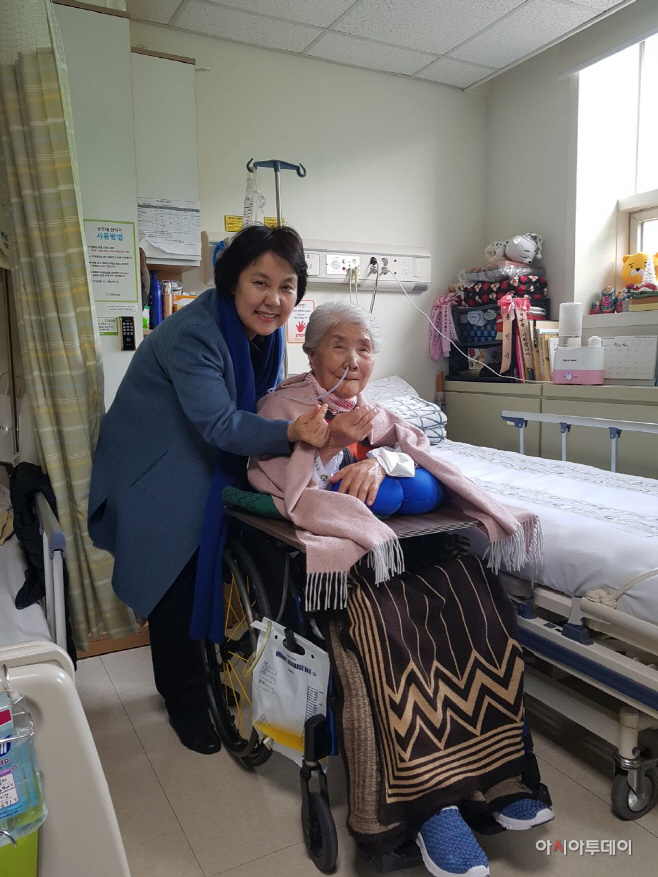 오희옥 지사 병문안
