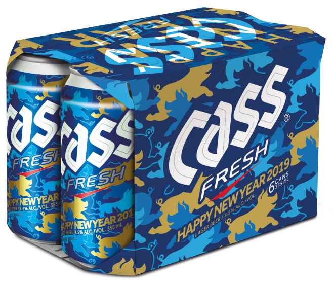 [이미지2] 카스 355ml 캔 신년 스페셜 패키지