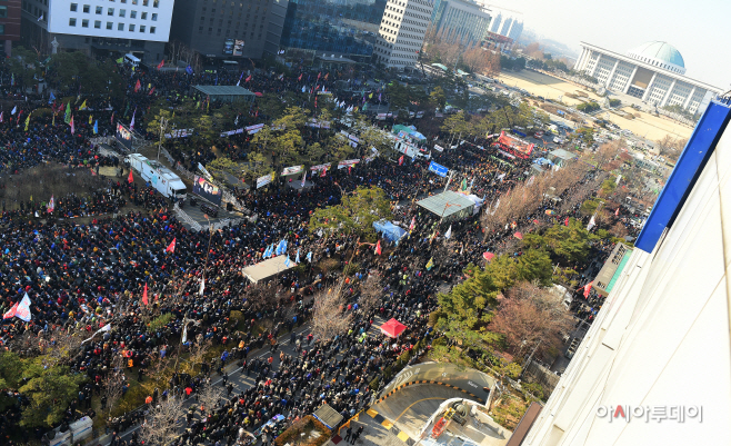 택시업계, '카카오 카풀' 반대 대규모 집회