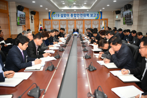 설맞이 종합안전대책