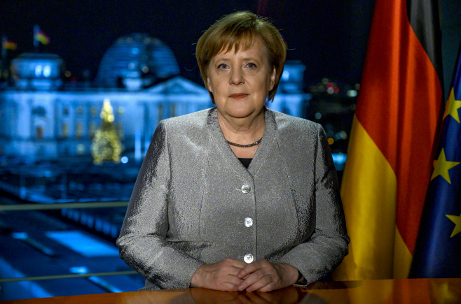 Germany Merkel New Year <YONHAP NO-1258> (AP)