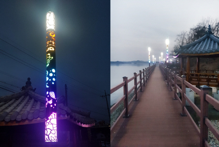 서산시, 웅도 해안가 경관조명 설치
