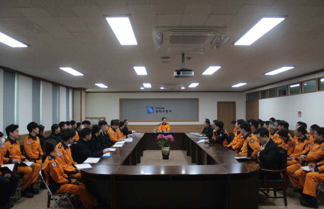 송탄소방서, 현장 활동 대원 특별교육 및 음주운전 교육 실시