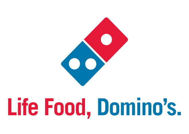 도미노피자 새로운 슬로건 'Life Food, Domino's.'