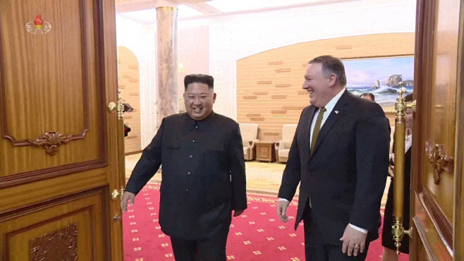 김정은 폼페이오