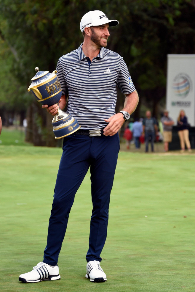 GOLF-MEXICO-WGC-JOHNSON <YONHAP NO-2463> (AFP)