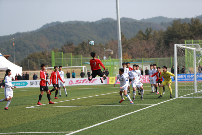 축구연맹전 화랑그룹 결승전(무산중 vs 과천문원중)