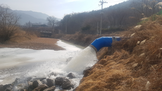 한강물(옥개방죽)