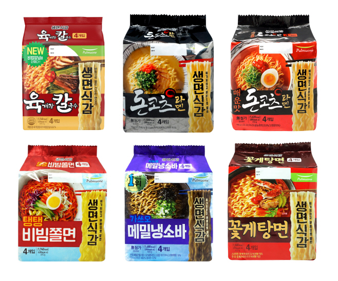 [사진2] 풀무원 생면식감_제품 6종