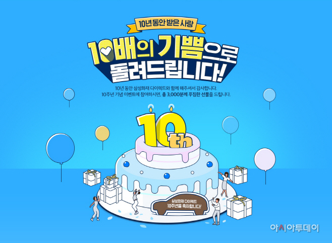 [보도사진] 삼성화재, 다이렉트 자동차보험 10주년 맞아 (1)