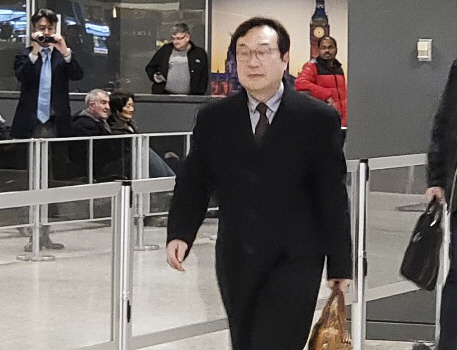 미국 도착한 이도훈 본부장