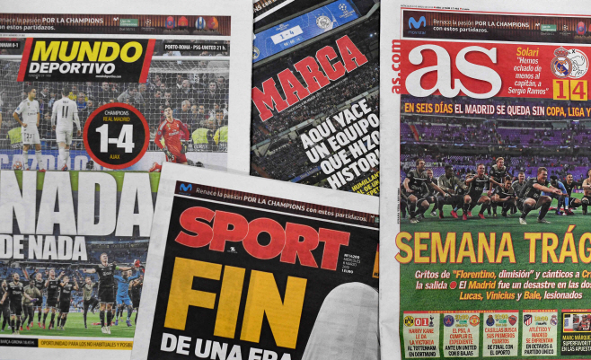 FBL-EUR-C1-REAL MADRID-AJAX-PRESS <YONHAP NO-5523> (AFP)