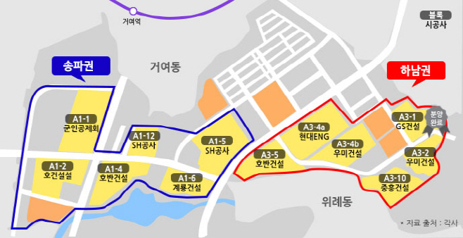 북위례 공동주택 현황