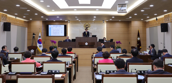 제205회 평택시의회 임시회 제1차 본회의 개회