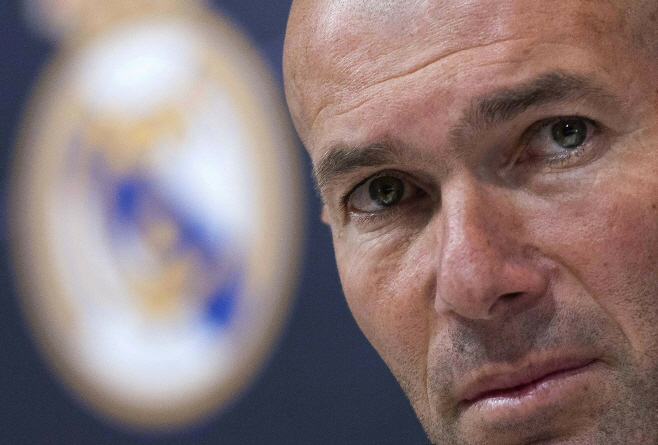 Soccer Real Madrid Zidane <YONHAP NO-0911> (AP)
