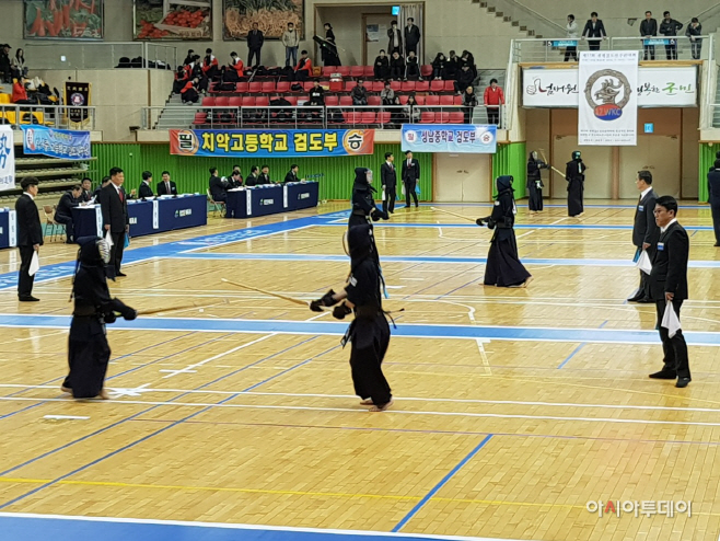 지난해 4월 열린 한국중고검도대회 장면